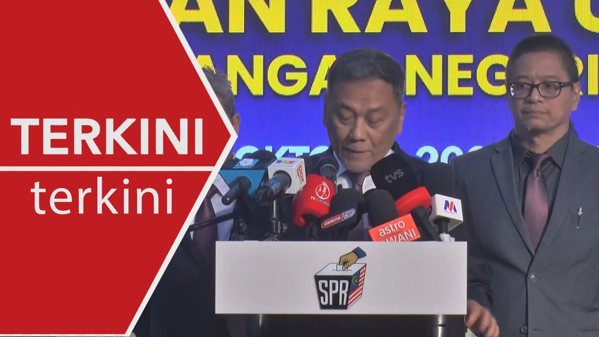 [TERKINI] Hari mengundi pada 14 November, penamaan calon 31 Oktober