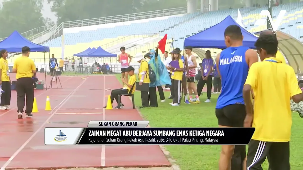 Zaiman Megat Abu raih emas ke-3 negara di Kejohanan Orang Pekak Asia Pasifik 2026
