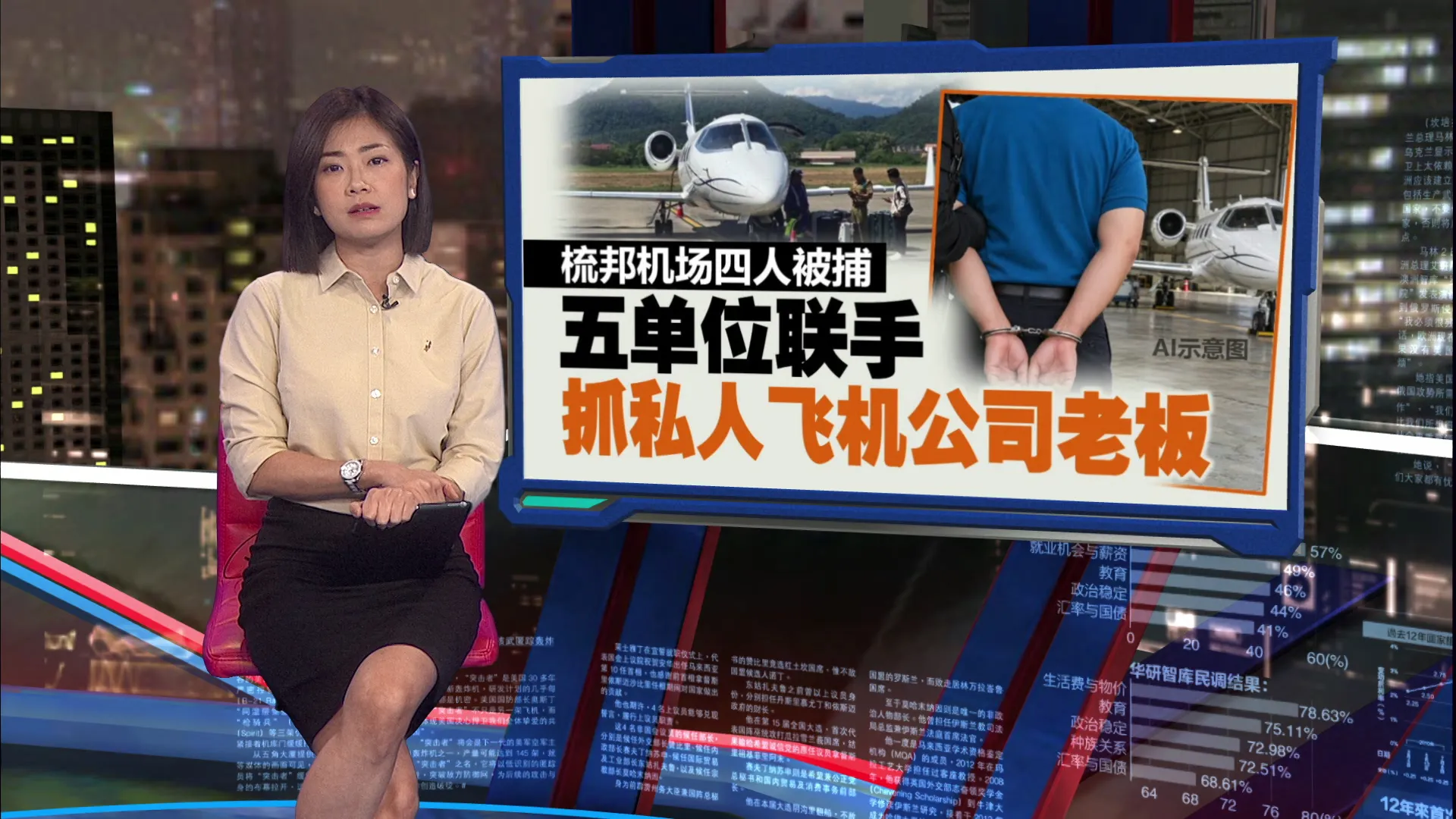 20万令吉租整架飞机  警方：贩毒集团包机运毒