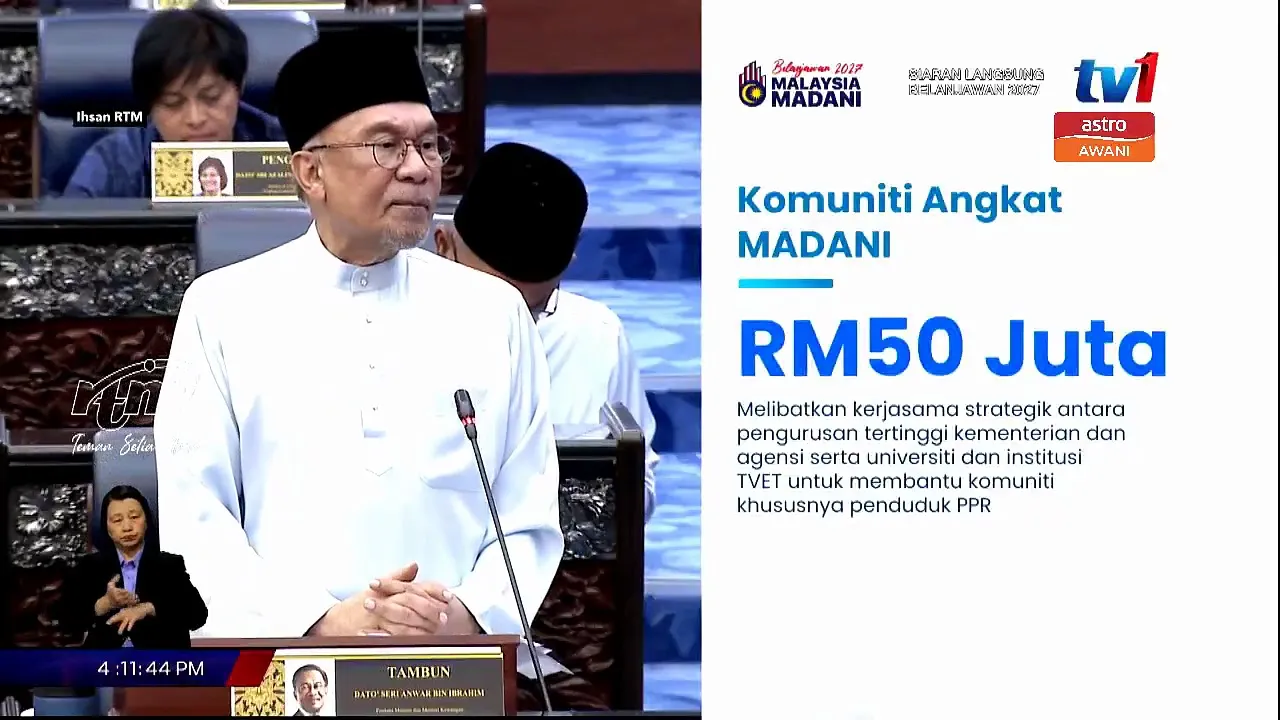 Lebih RM180 juta untuk prasarana Kampung Baru Cina dan rumah ibadat bukan Islam - PM Anwar