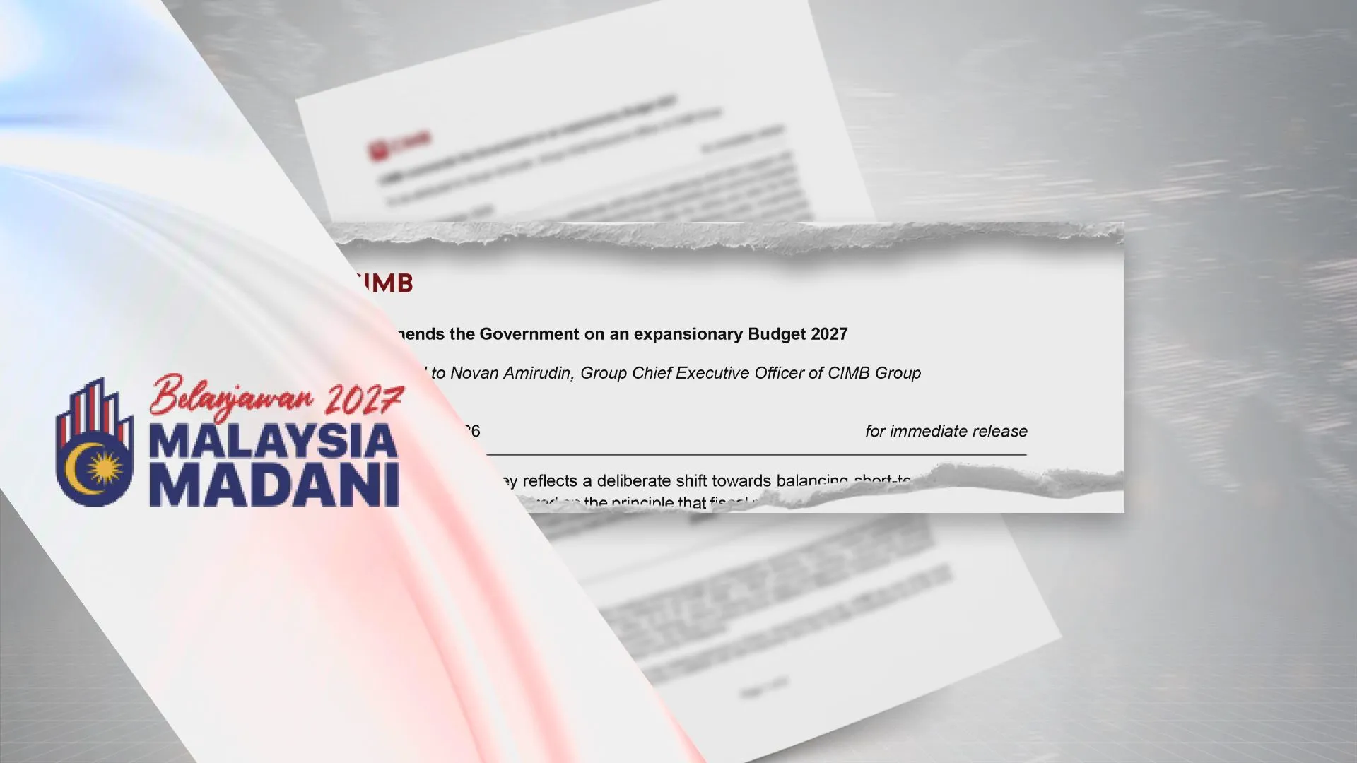 Pendekatan imbang sokongan jangka pendek dan kelestarian fiskal – CIMB