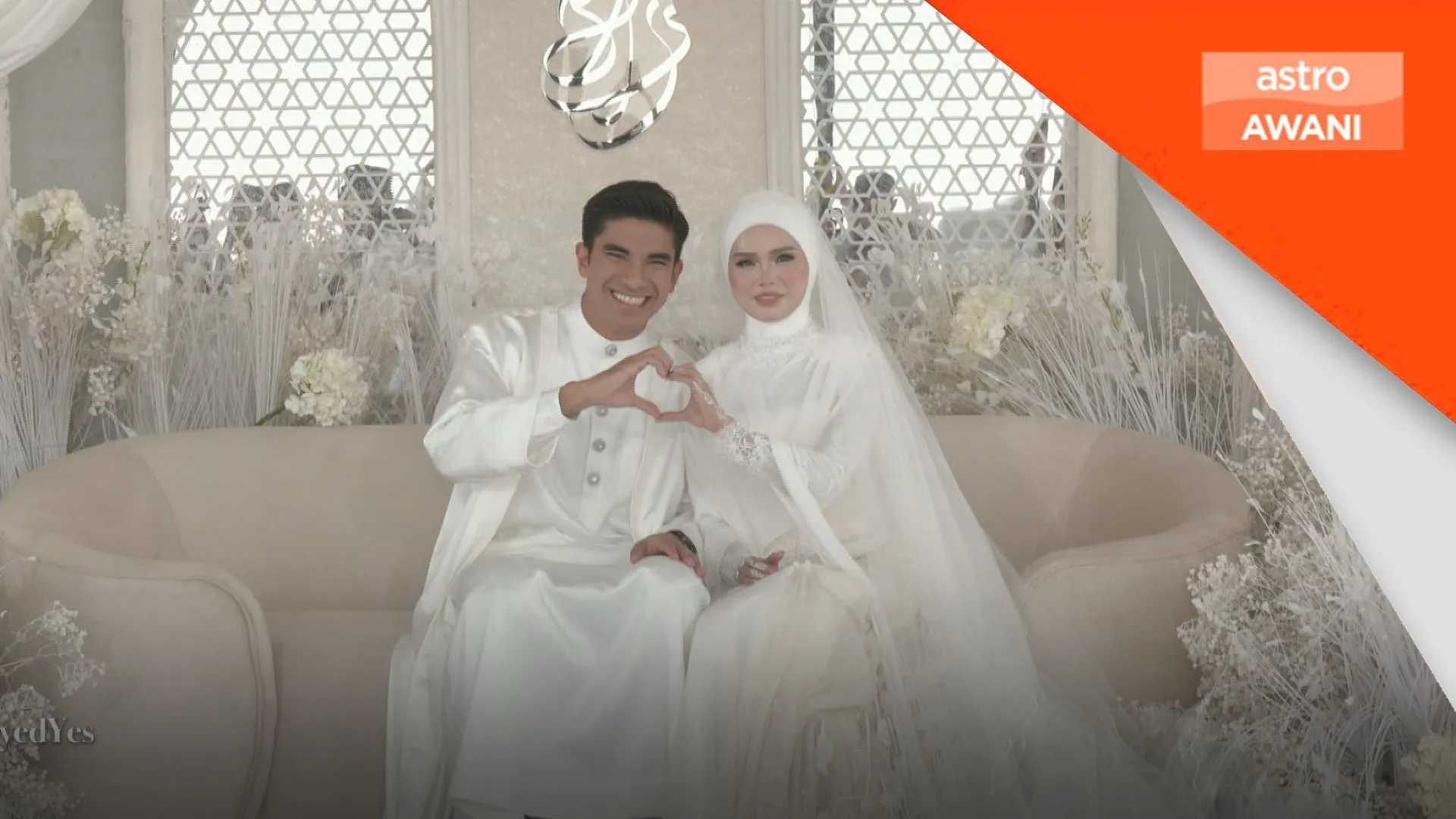 Wedding of The Year: Syed Saddiq, Bella Astillah sah bergelar suami isteri