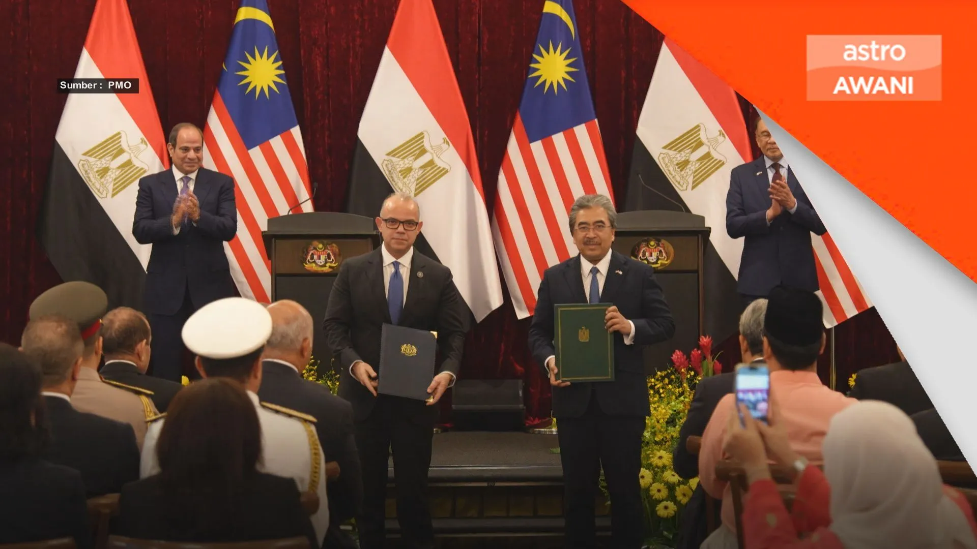 Malaysia-Mesir meterai empat MoU perkukuh kerjasama dua hala