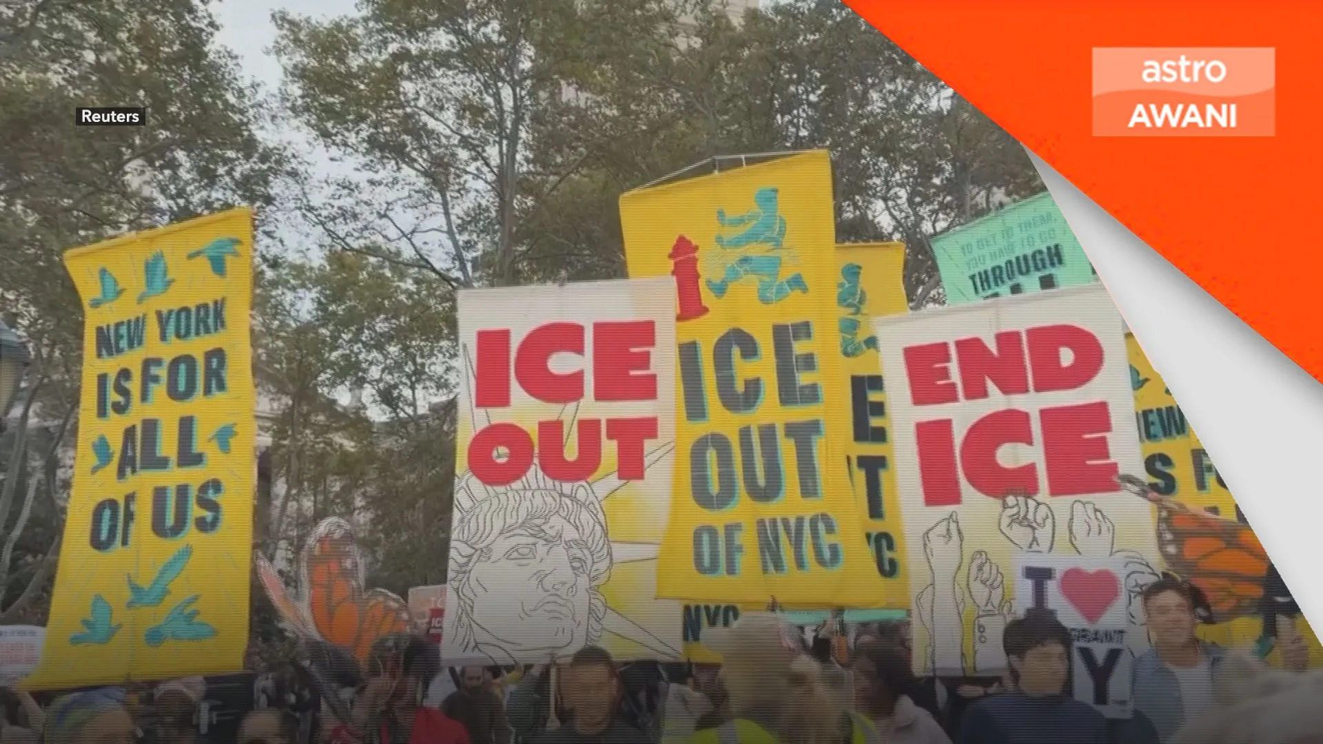 Insiden tembakan cetus bantahan terhadap ICE di New York