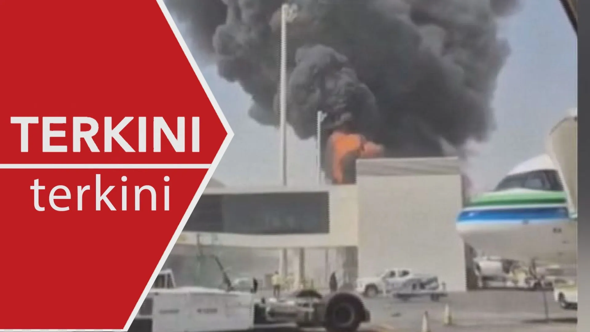 [TERKINI] Letupan kuat gegar Lapangan Terbang Riyadh, penerbangan dibatalkan