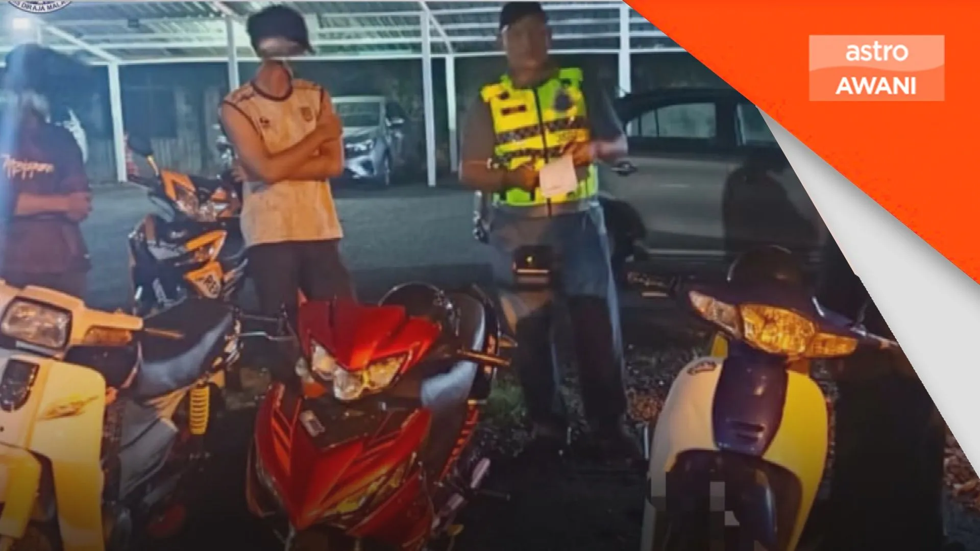 Polis tahan dua remaja buat aksi "wheelie”