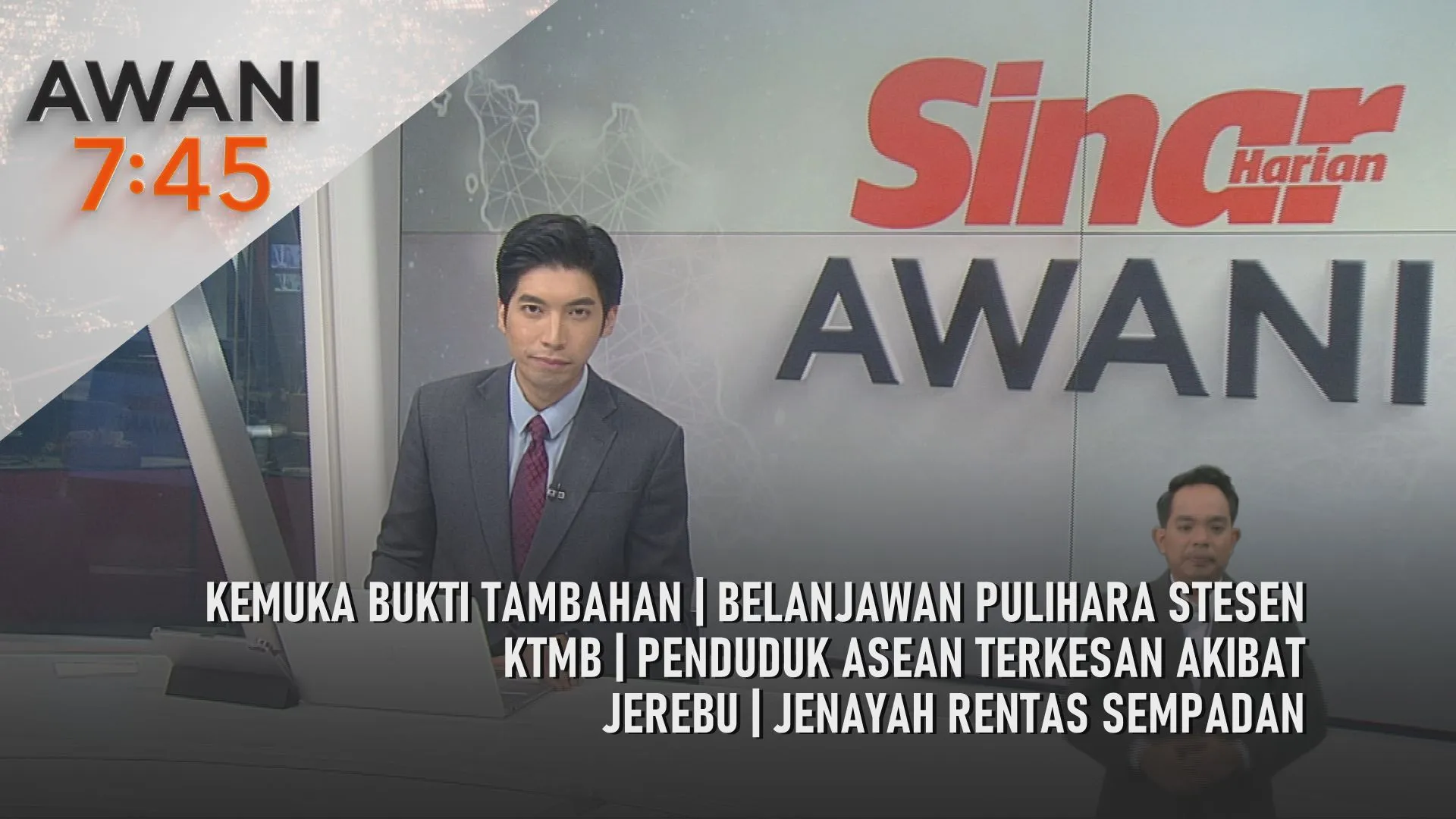 AWANI 7:45 [12/10/2026] – Kemuka Bukti Tambahan | Belanjawan Pulihara Stesen KTMB | Penduduk ASEAN Terkesan Akibat Jerebu | Jenayah Rentas Sempadan