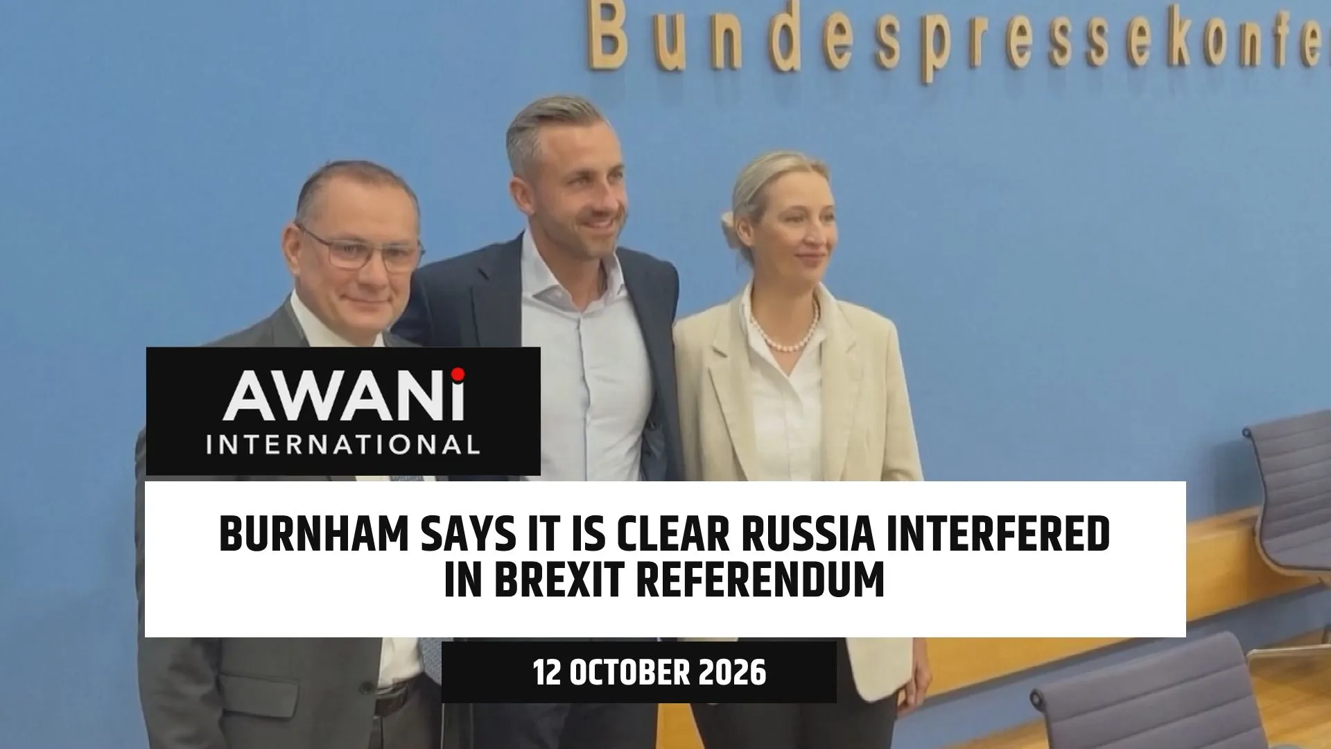 Burnham says it is clear Russia interfered in Brexit referendum