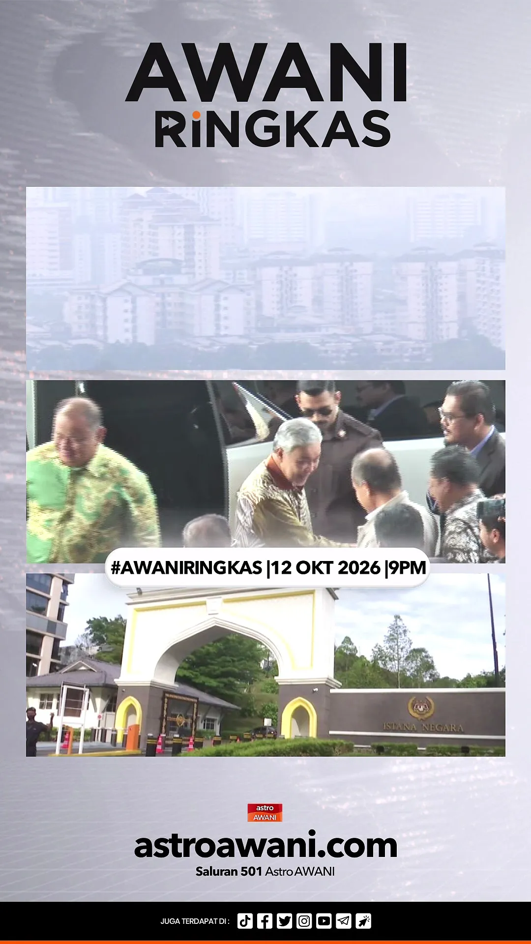 #AWANIRingkas 12 Oktober 2026 | 9PM