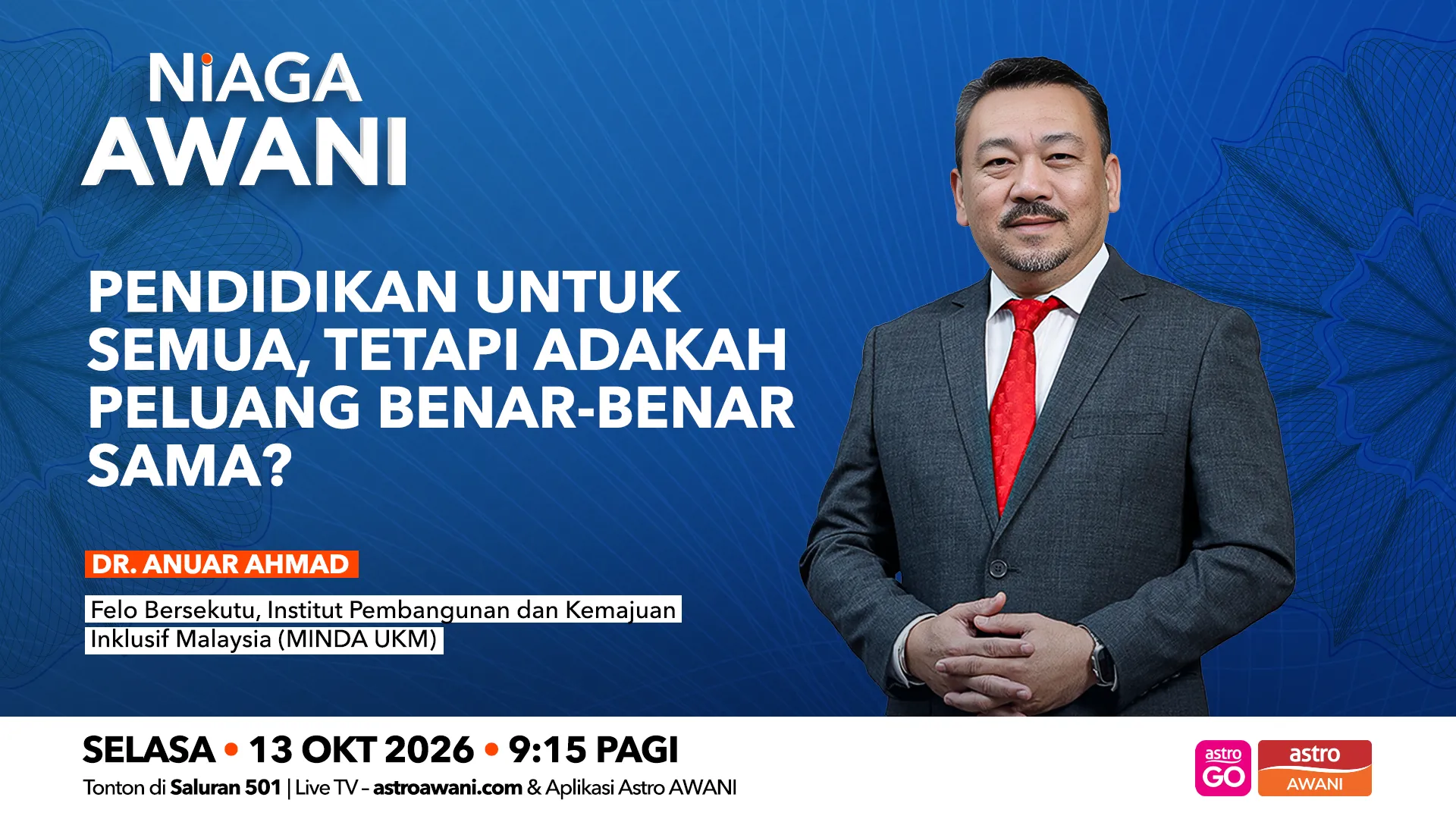 Niaga AWANI: Pendidikan untuk semua, tetapi adakah peluang benar-benar sama?