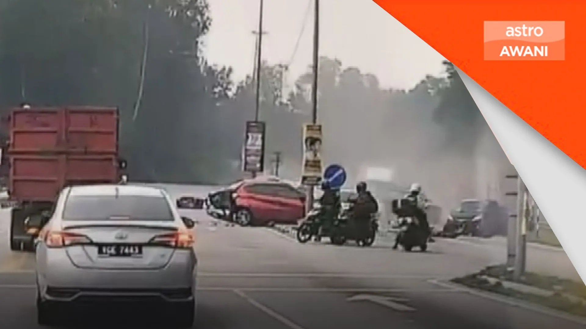 Pemandu lori rempuh 12 kenderaan didakwa pengaruh dadah