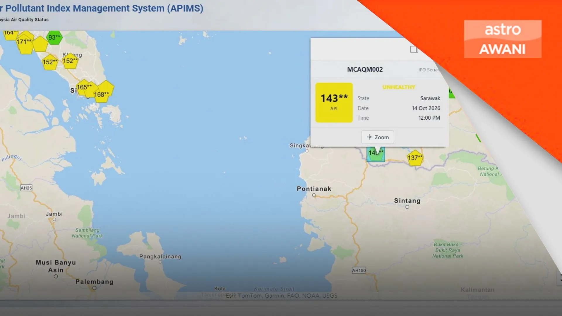 [DATA & STATISTIK] Situasi semasa keadaan jerebu Malaysia