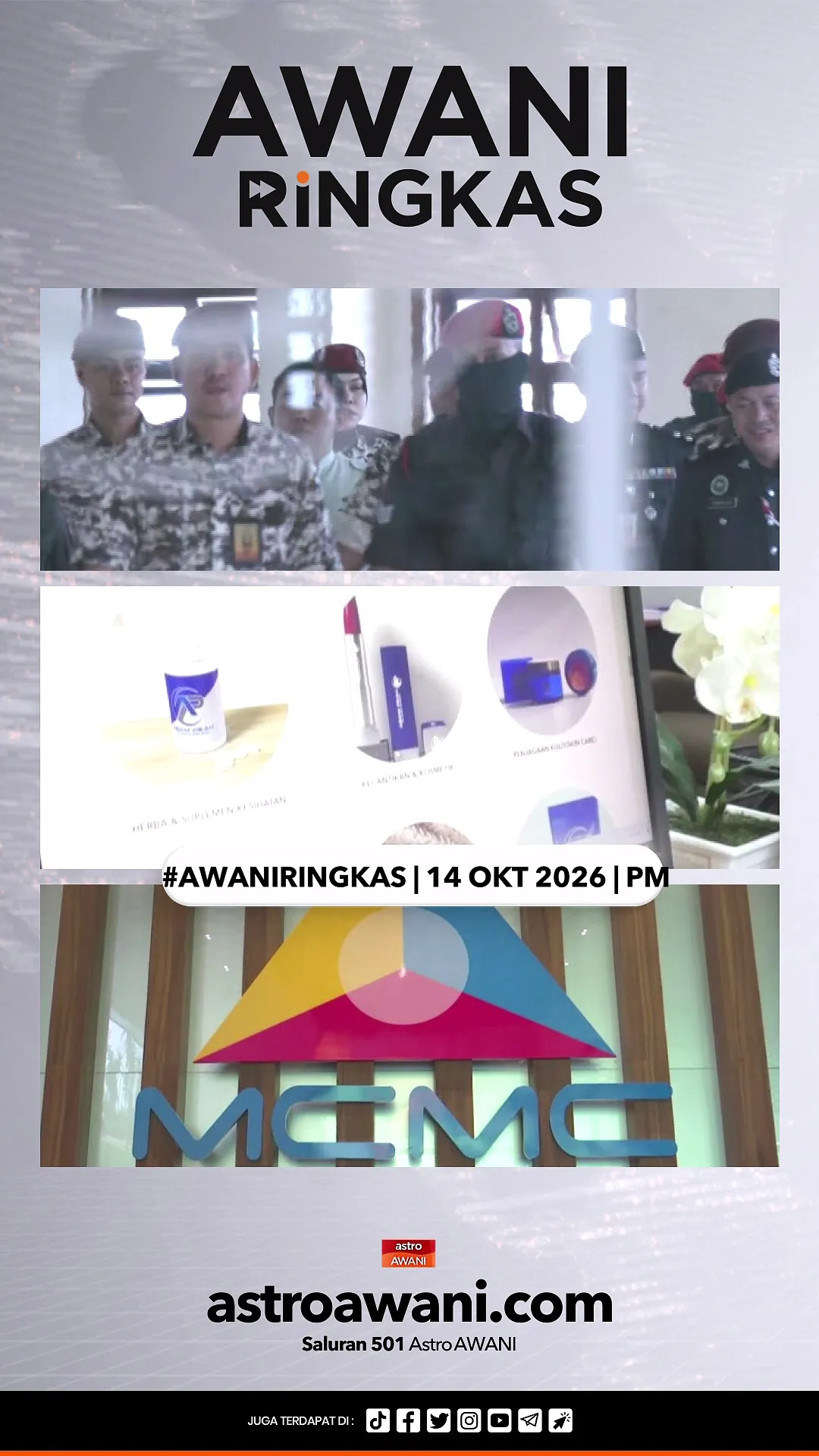 #AWANIRingkas 14 Oktober 2026 | 9PM