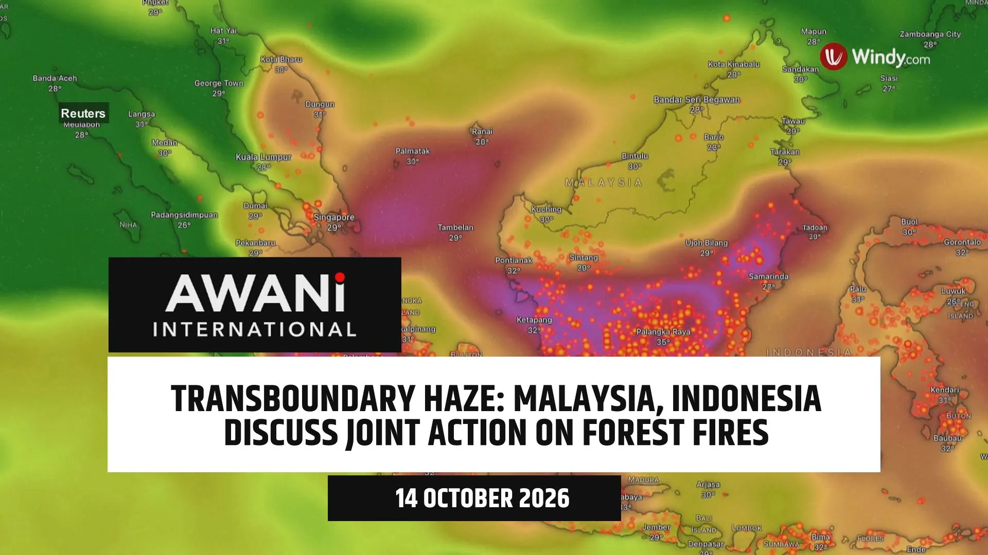 Malaysia, Indonesia discuss joint action on forest fires
