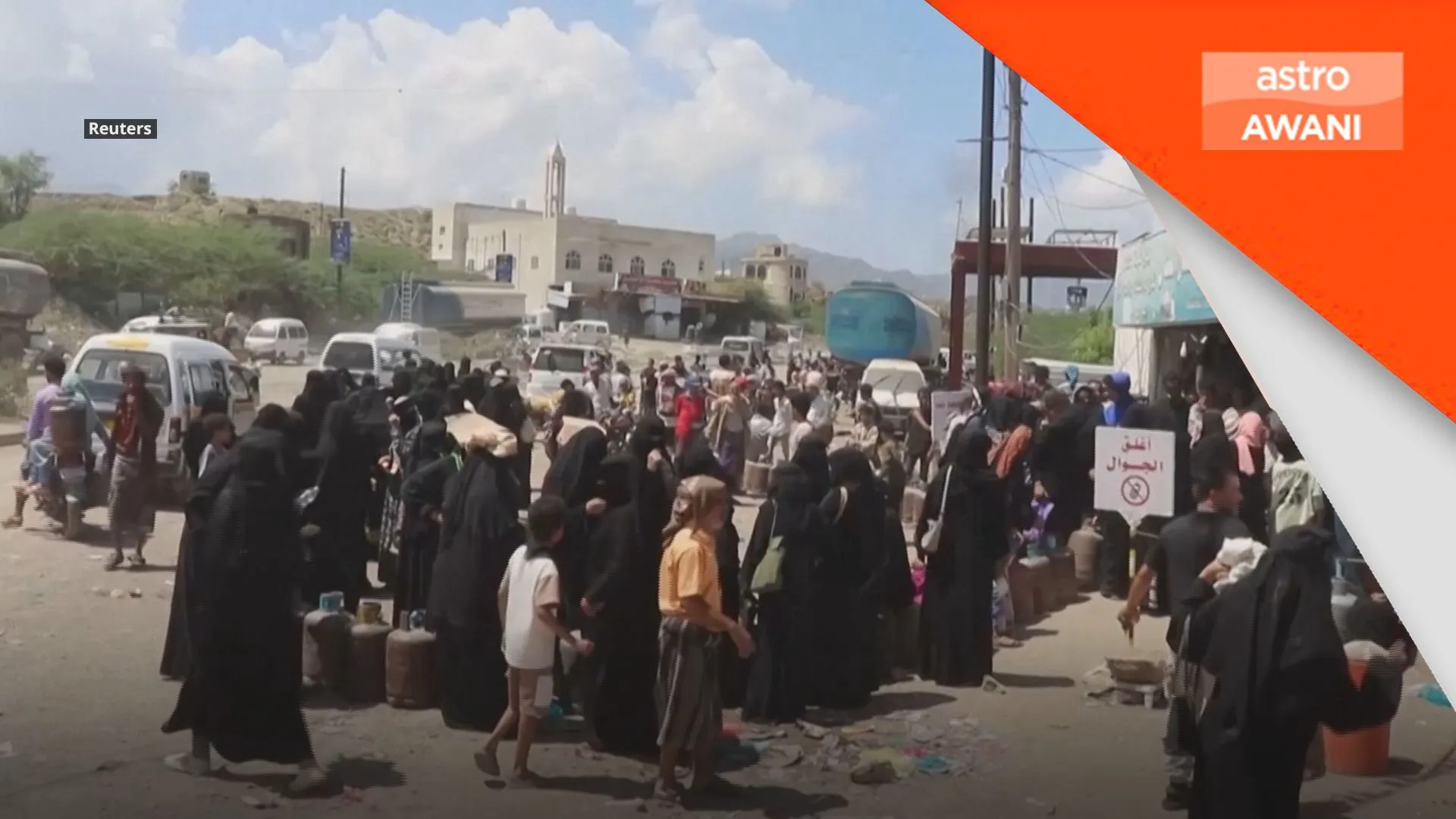 Bekalan makanan kecemasan di Taiz, Yaman habis