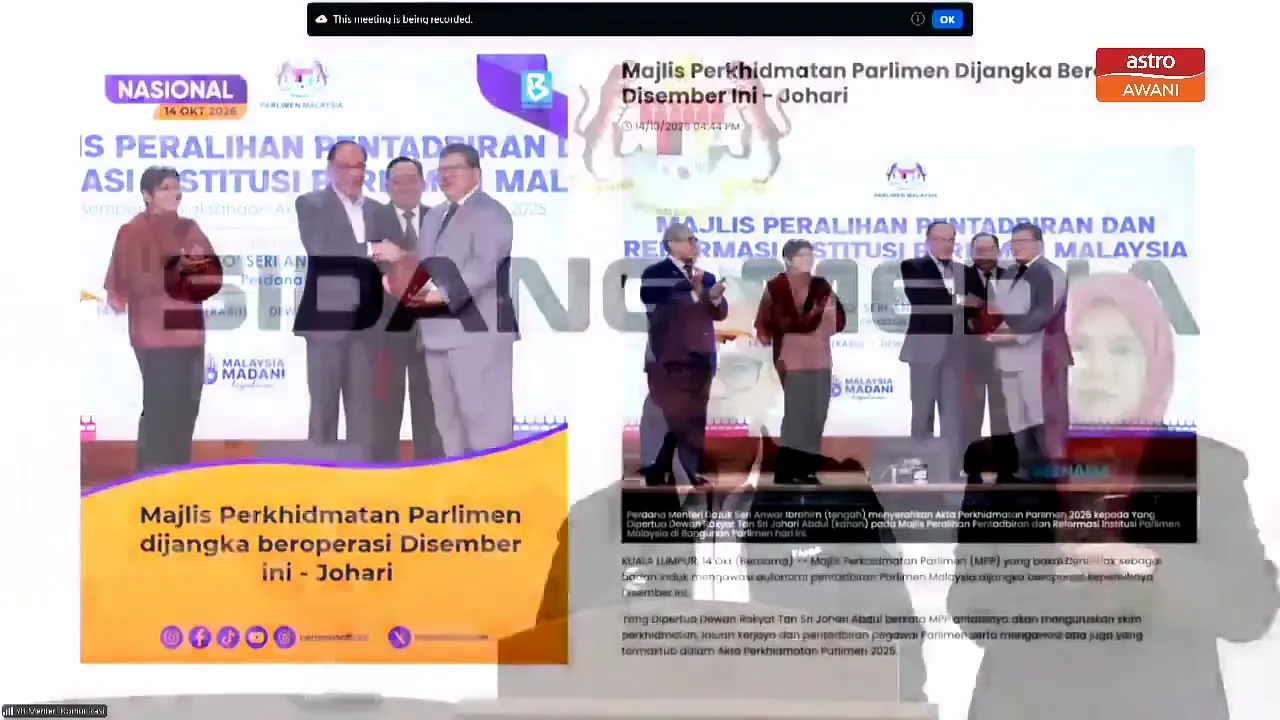 Bidang kuasa Parlimen di bawah Majlis Perkhidmatan Parlimen – Fahmi