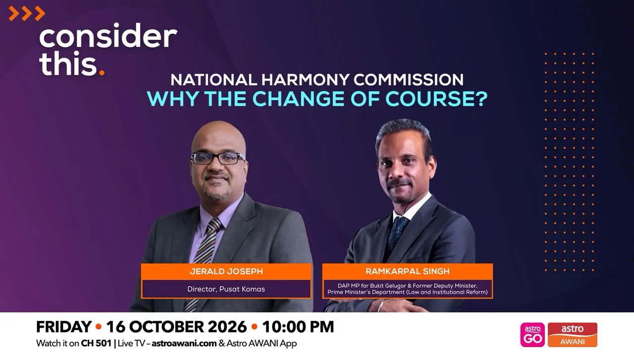Consider This: National Harmony Commission — Why the Change of Course?