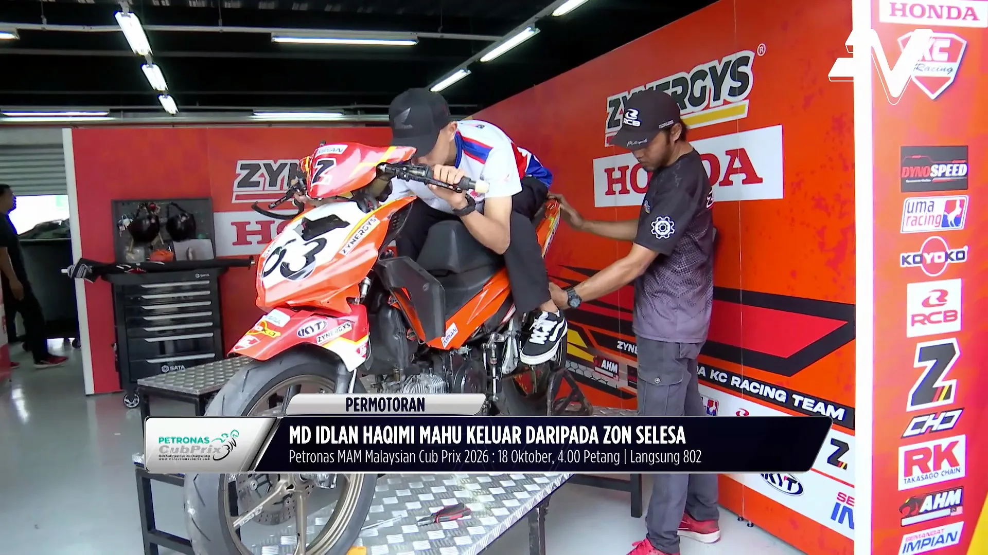 MD Idlan Haqimi Raduan enggan berasa selesa kini menghuni tangga kedua carta kejuaraan memandangkan pusingan ketujuh yang disifatkan terbuka buat kesemua pelumba.