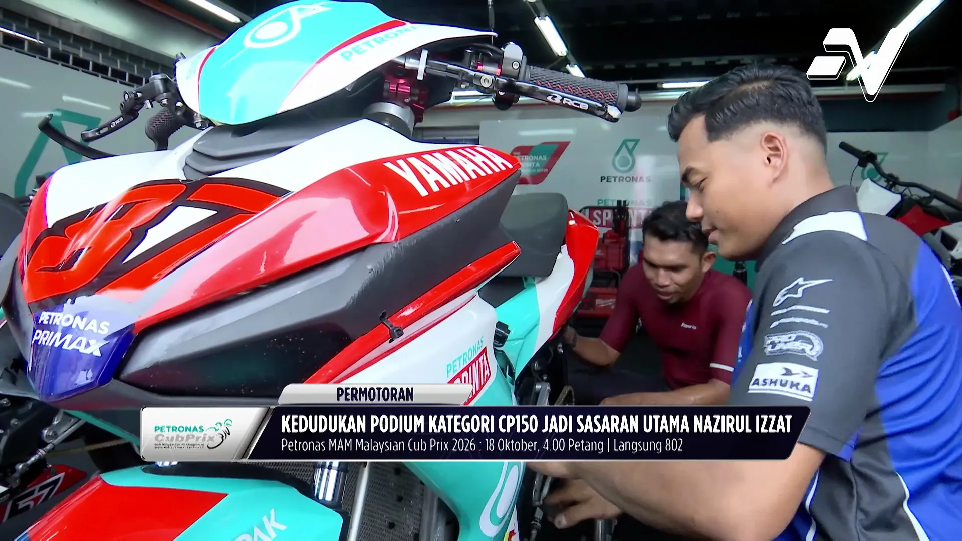 Menjelang pusingan ketujuh cub prix hujung minggu ini. Setiap pelumba sibuk dengan misi peribadi masing masing. Khasnya pelumba CP150 negara, nazirul izzat dan idlan haqimi Yang idam untuk merebut peluang terbuka mengejar kedudukan pendahulu.