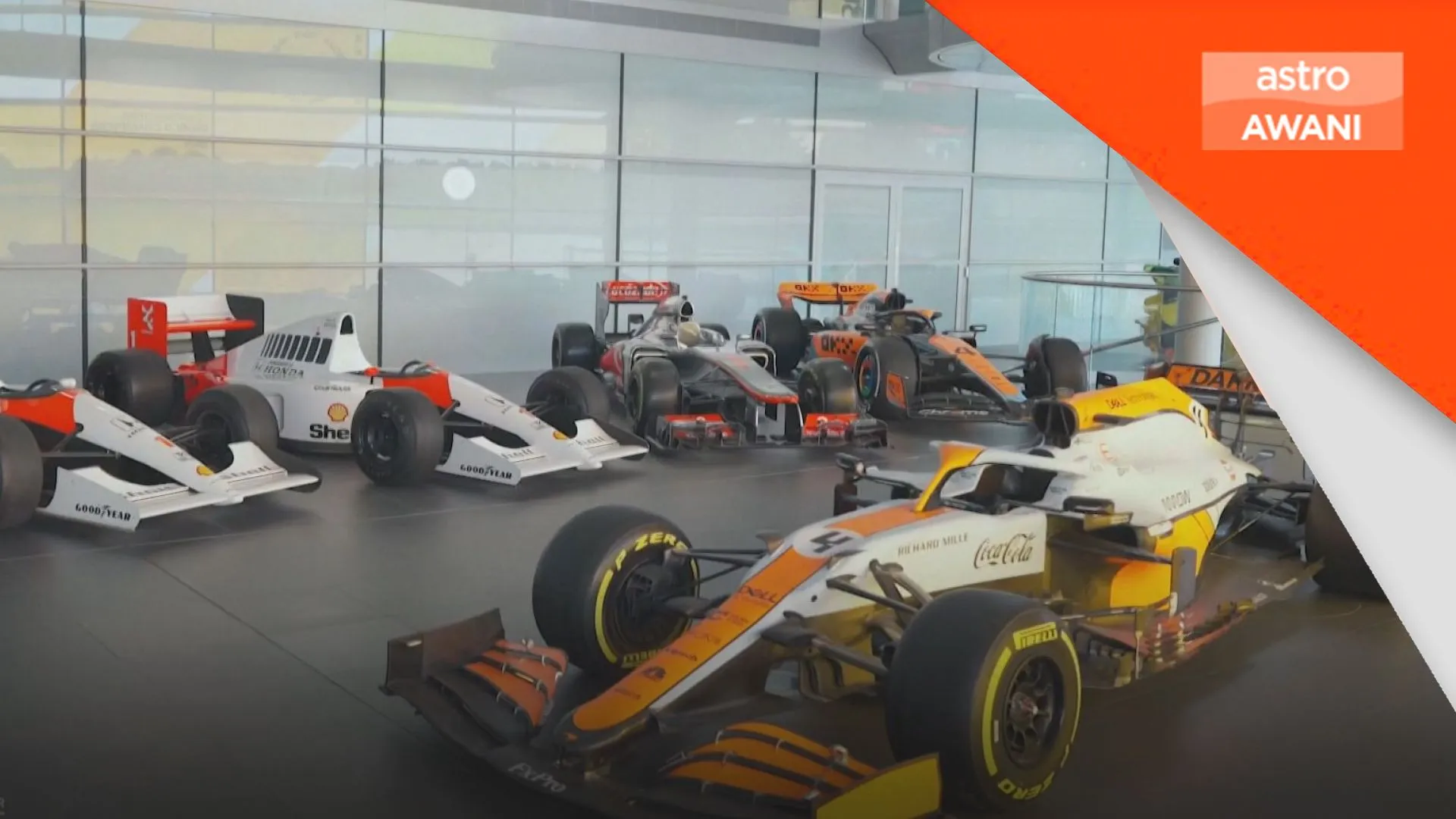 McLaren jual kereta F1 dipandu Hamilton, Senna dan Brad Pitt