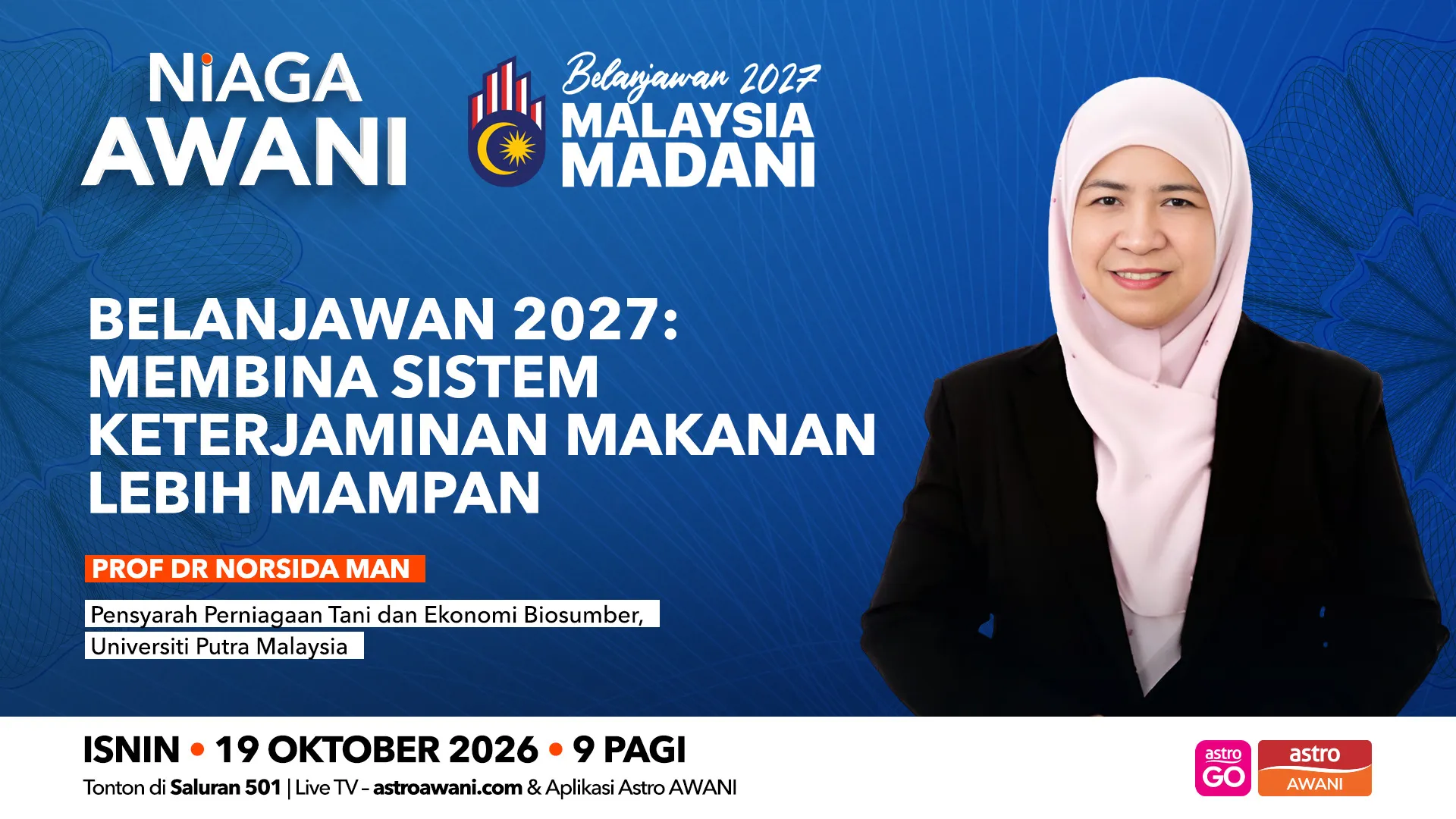 Belanjawan 2027: Perkukuh bekalan, stabilkan harga makanan