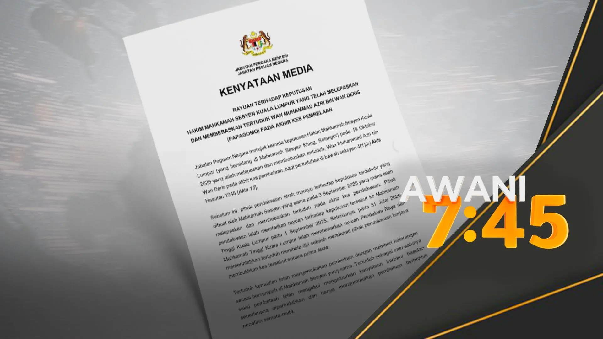 Papagomo bebas, AGC sekali lagi akan fail rayuan