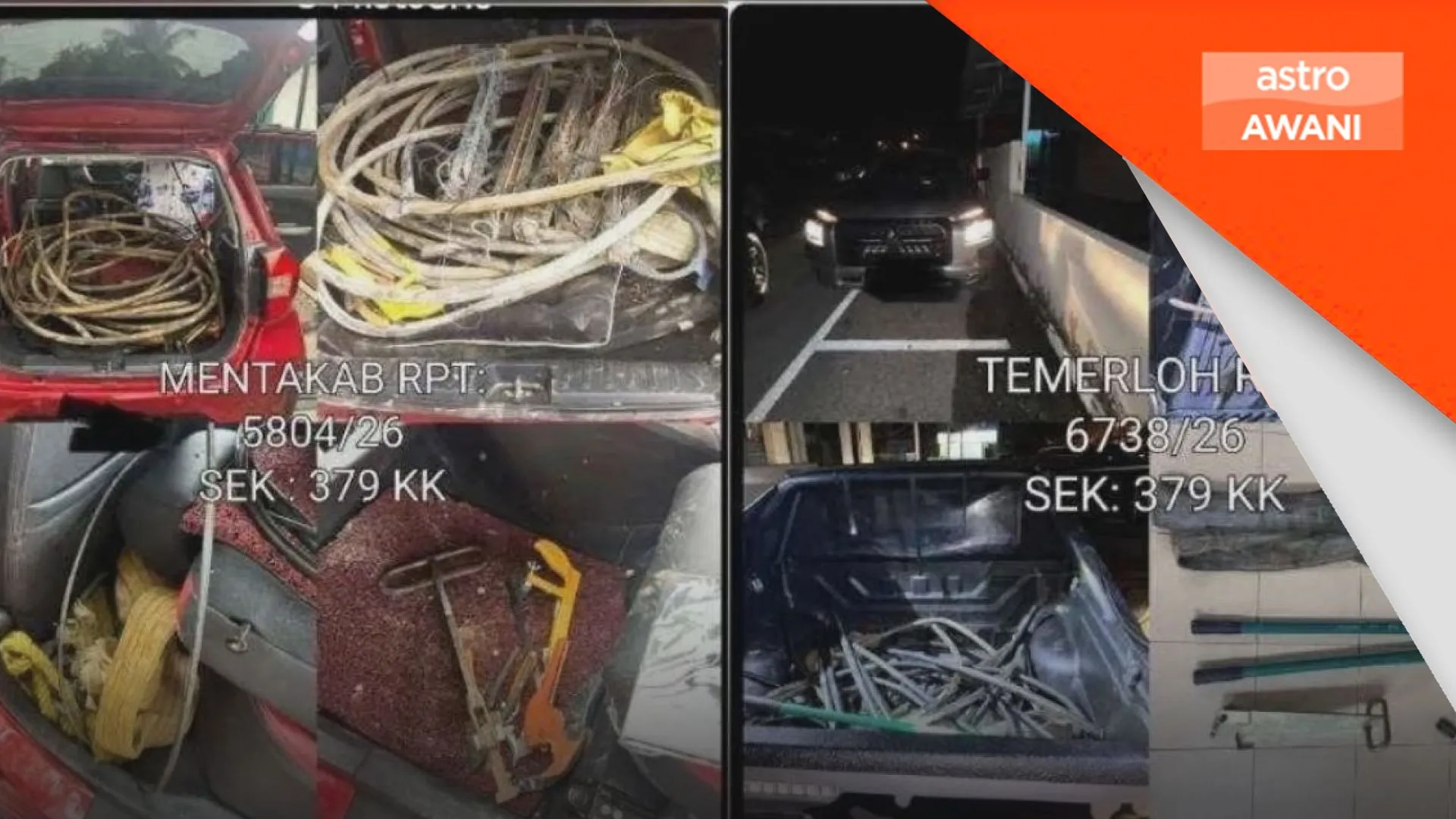 Polis tumpas empat kumpulan curi kabel ECRL, TM