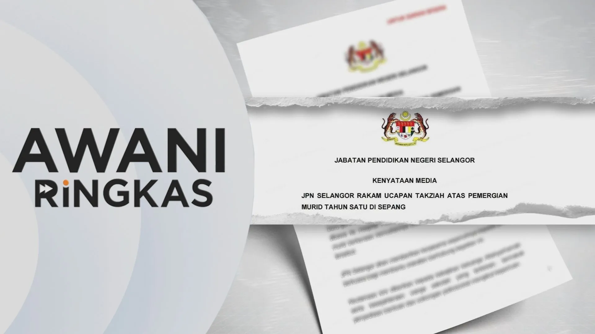 AWANI Ringkas: Para guru ada beri bantuan awal, JPN Selangor ucap takziah