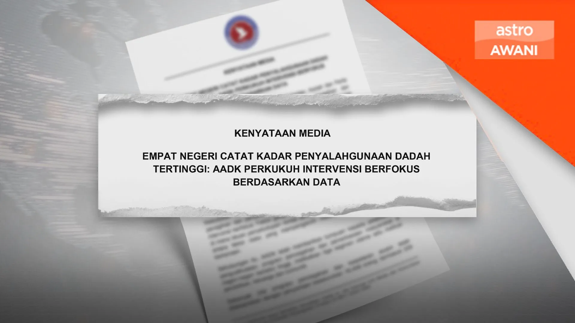 Negeri utara, Pantai Timur catat kadar salah guna dadah tertinggi - AADK