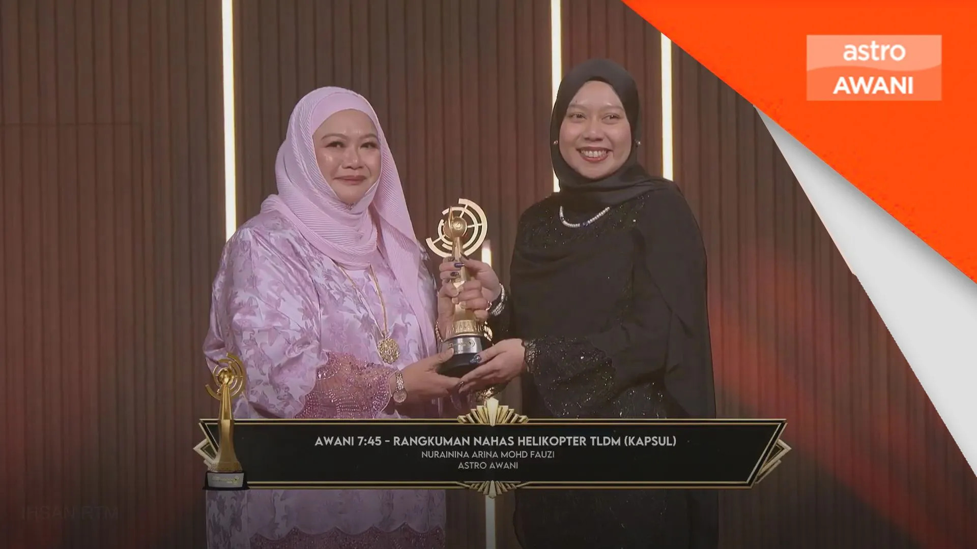 Astro AWANI rangkul satu anugerah pada Prelude Anugerah Seri Angkasa 2026