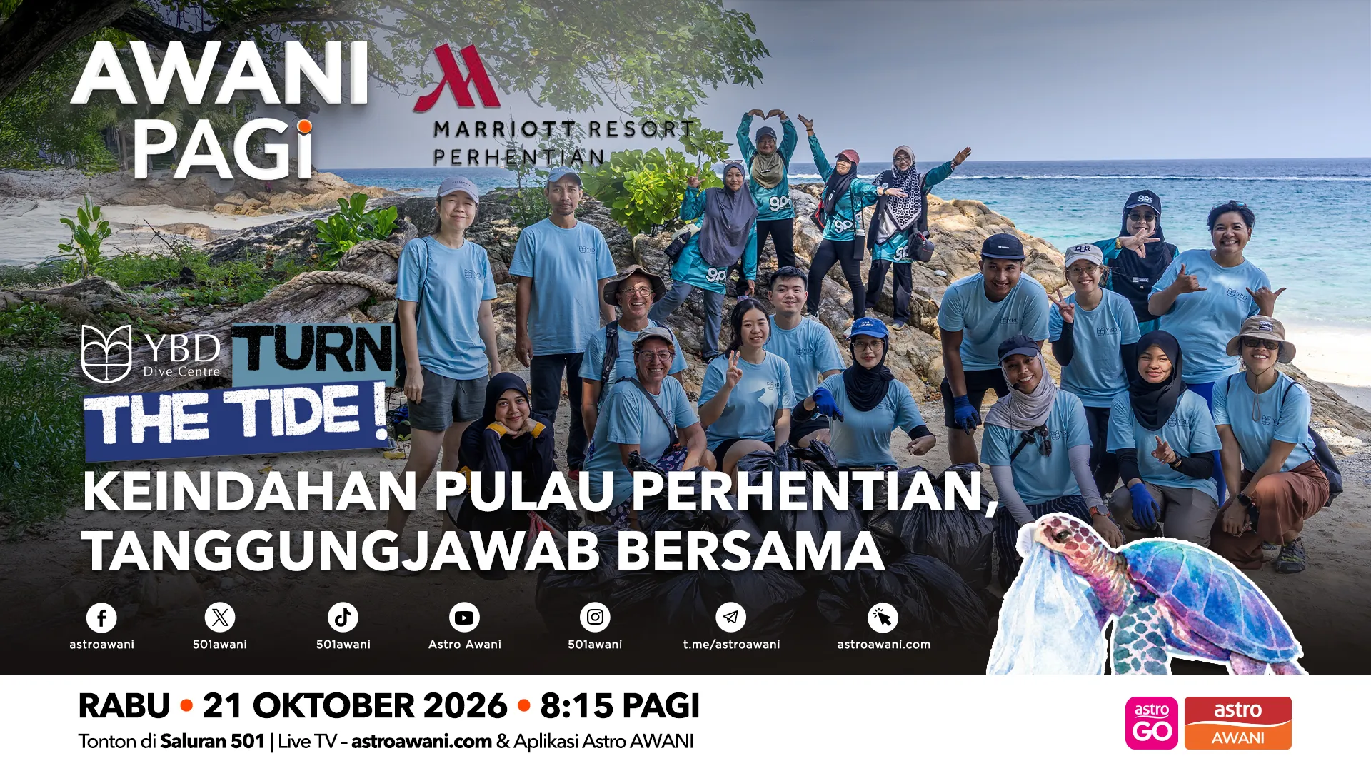 AWANI Pagi: Turn the Tide | Keindahan Pulau Perhentian, tanggungjawab bersama