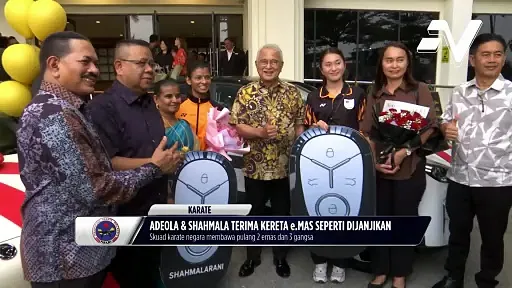MAKAF tunaikan janji hadiah kereta E-Mas buat pemenang emas Sukan Asia