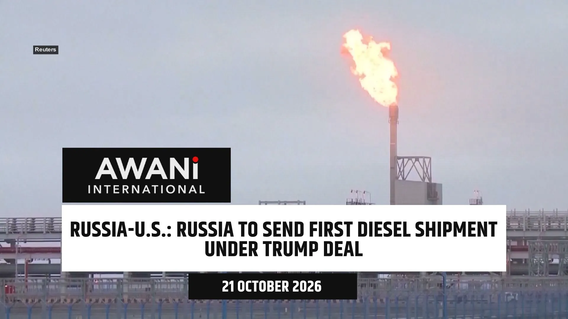 Russia to send first diesel shipment to the U.S. under Trump deal
