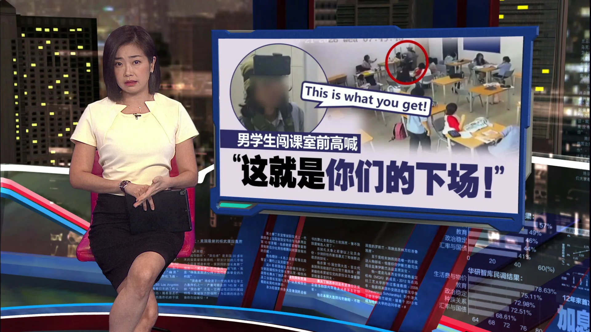 古晋男学生持斧头袭教师   “这就是你们的下场”