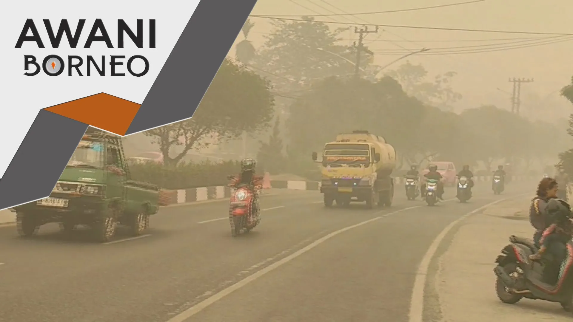 Peniaga makanan di Palangkaraya terus bertahan hadapi jerebu
