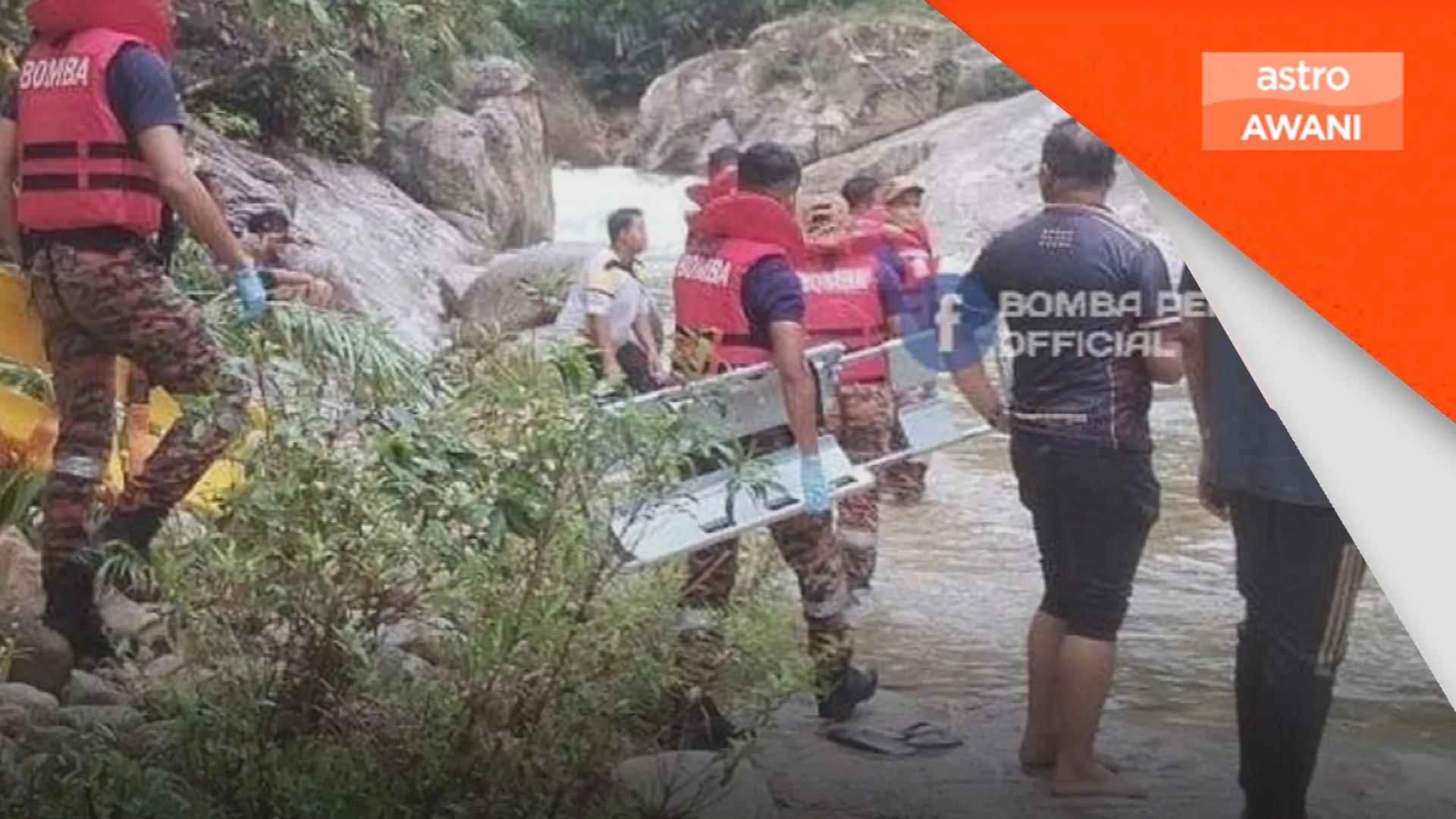 Dua lelaki lemas ketika mandi sungai
