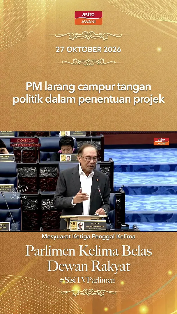 PM larang campur tangan politik dalam penentuan projekc
