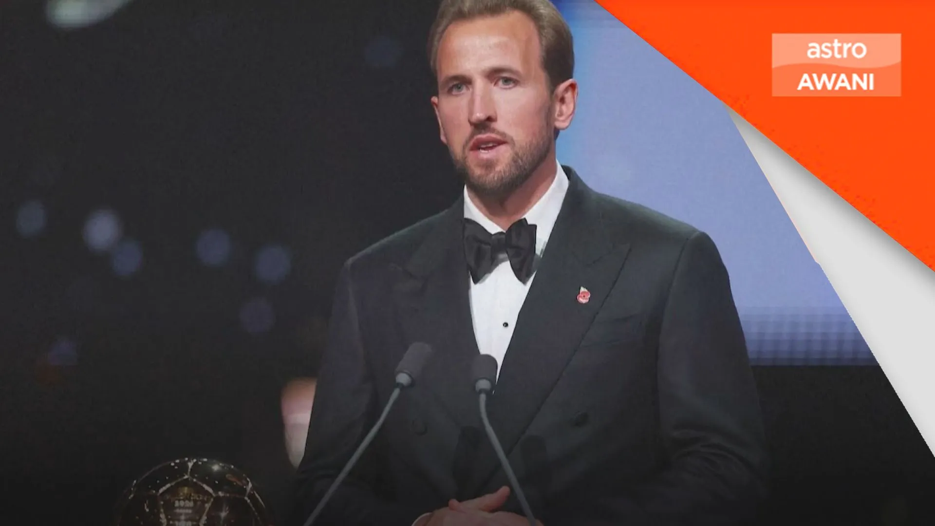 Harry Kane menangi Ballon d'Or 2026, cipta sejarah buat England