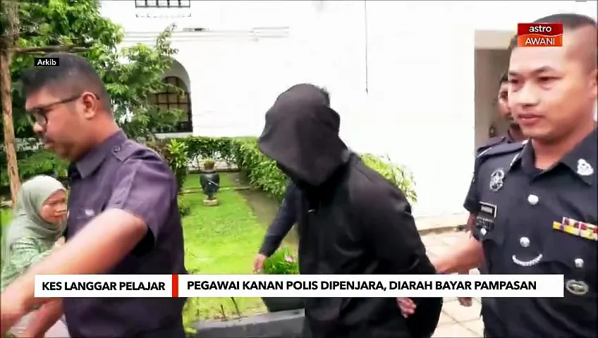 Kes langgar pelajar: Pegawai kanan polis dipenjara, diarah bayar pampasan